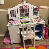 Kidkraft deluxe vanity online chair